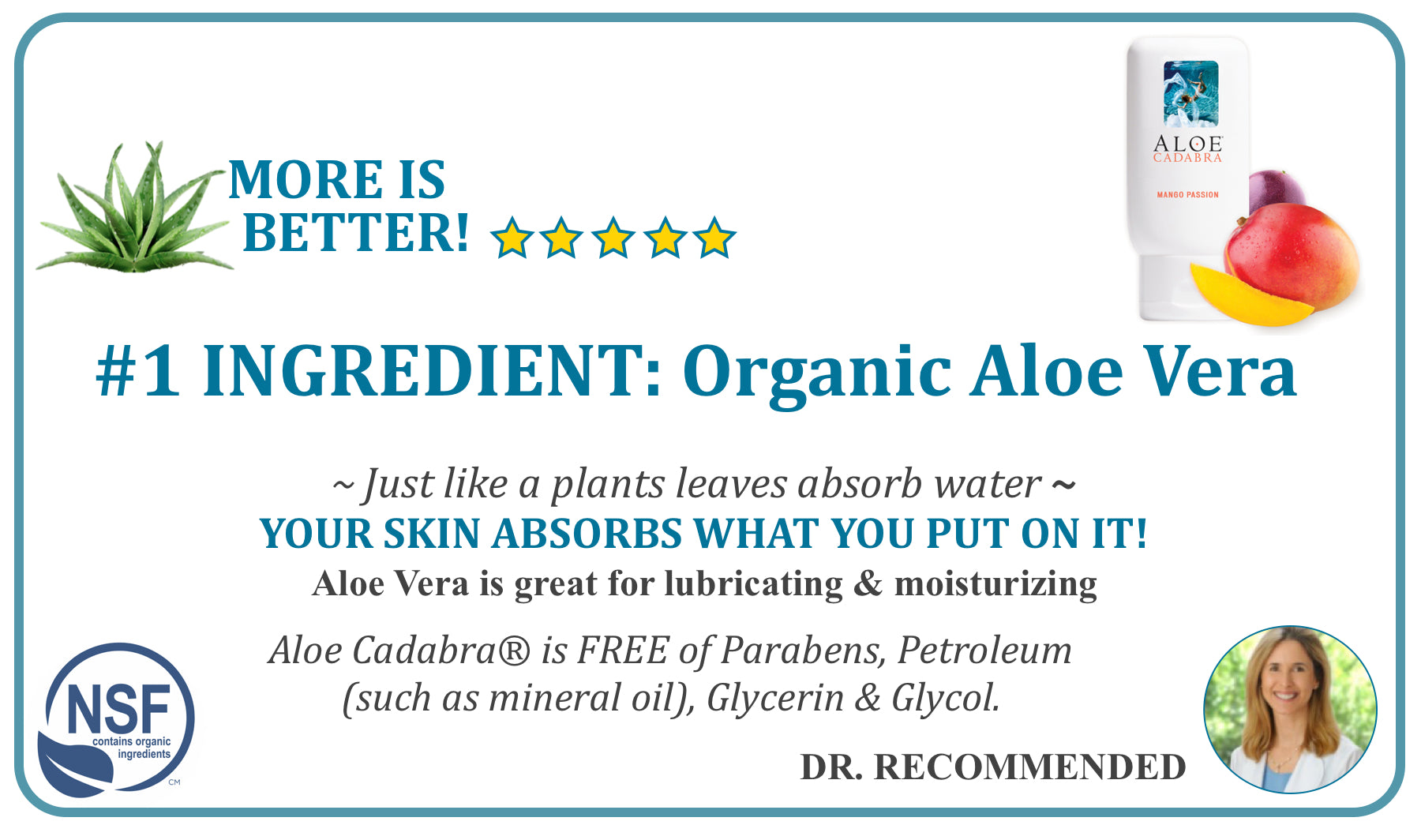 Aloe Cadabra Organic Lube 2.5 Oz