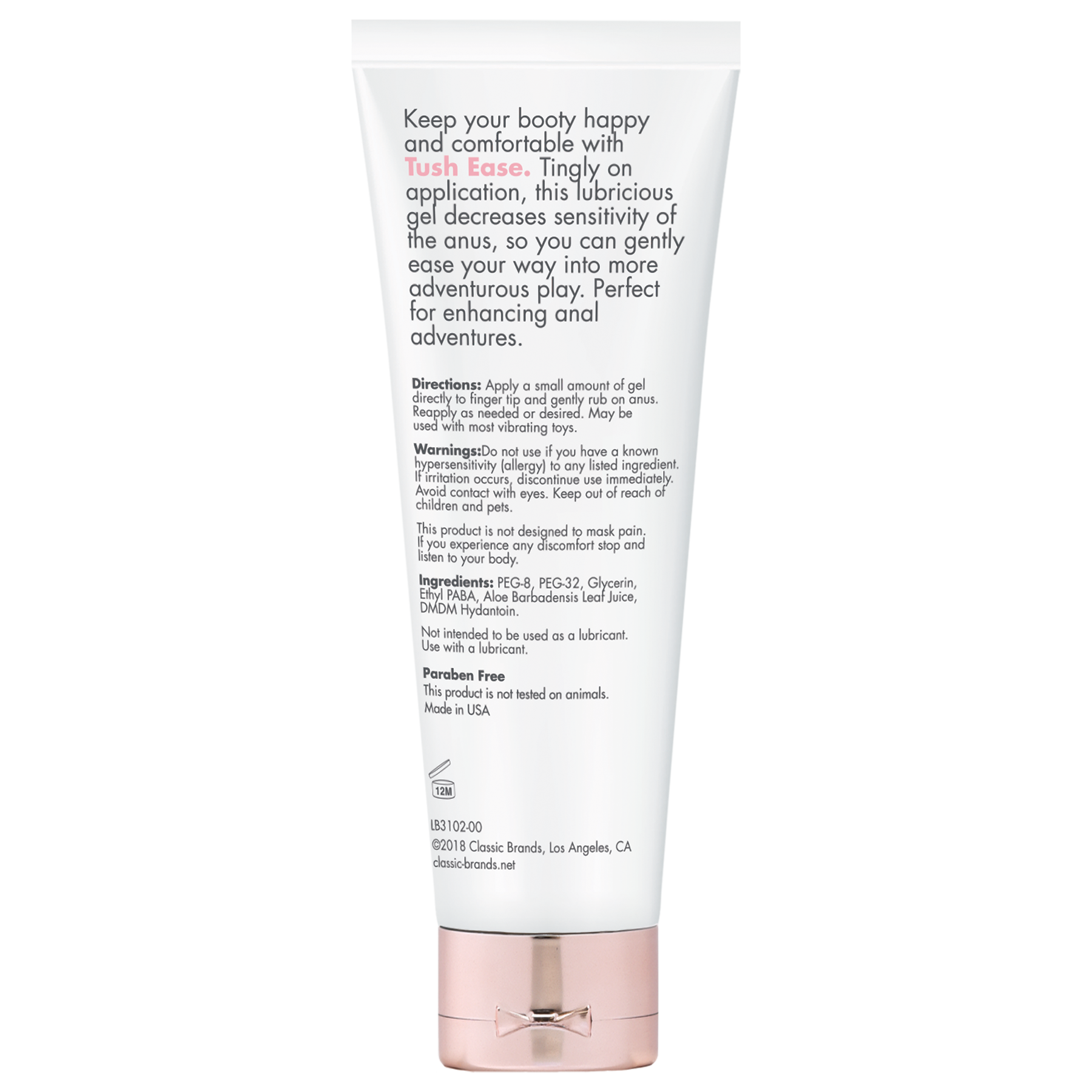 Cgc Tush Ease Anal Relaxant .7 Fl Oz