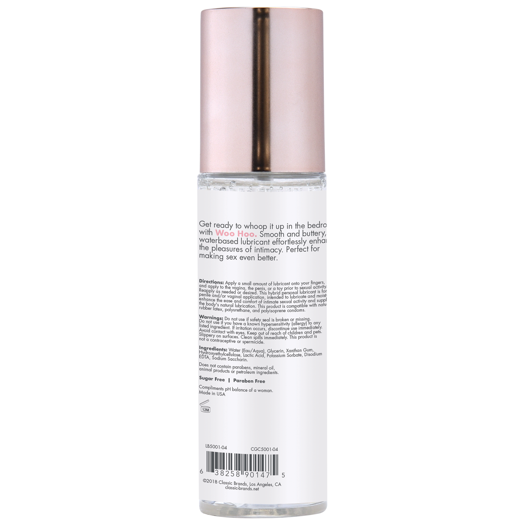 Cgc Woo Hoo Personal Lubricant 4.4 Fl Oz