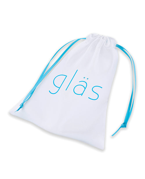 Glas 5 Rosebud Glass Butt Plug "