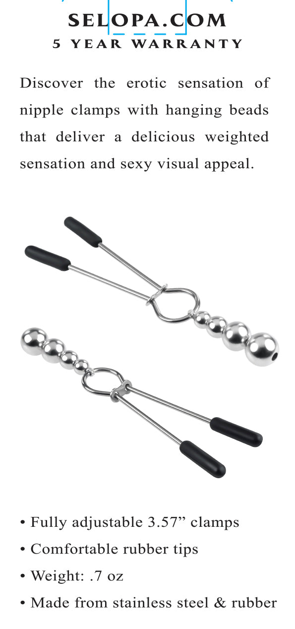 Selopa Beaded Nipple Clamps