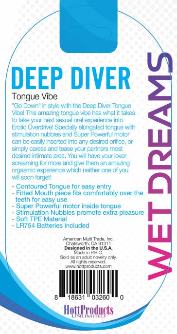 Tongue Star Deep Diver Vibrating Tongue With Motor