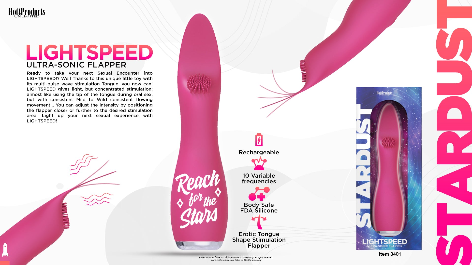 Stardust Light Speed Toy Flapper Tip