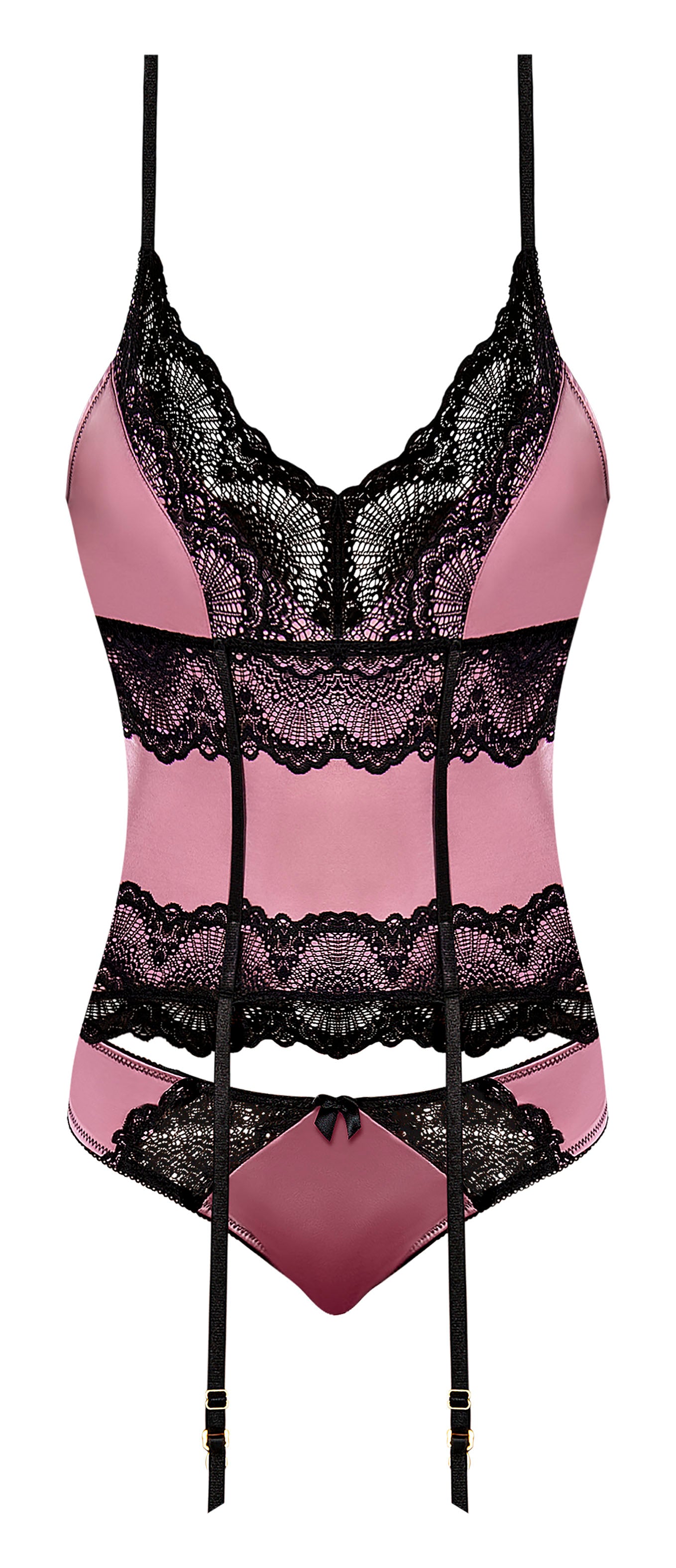 Sensual Desires Basque & Tanga Set Mauve