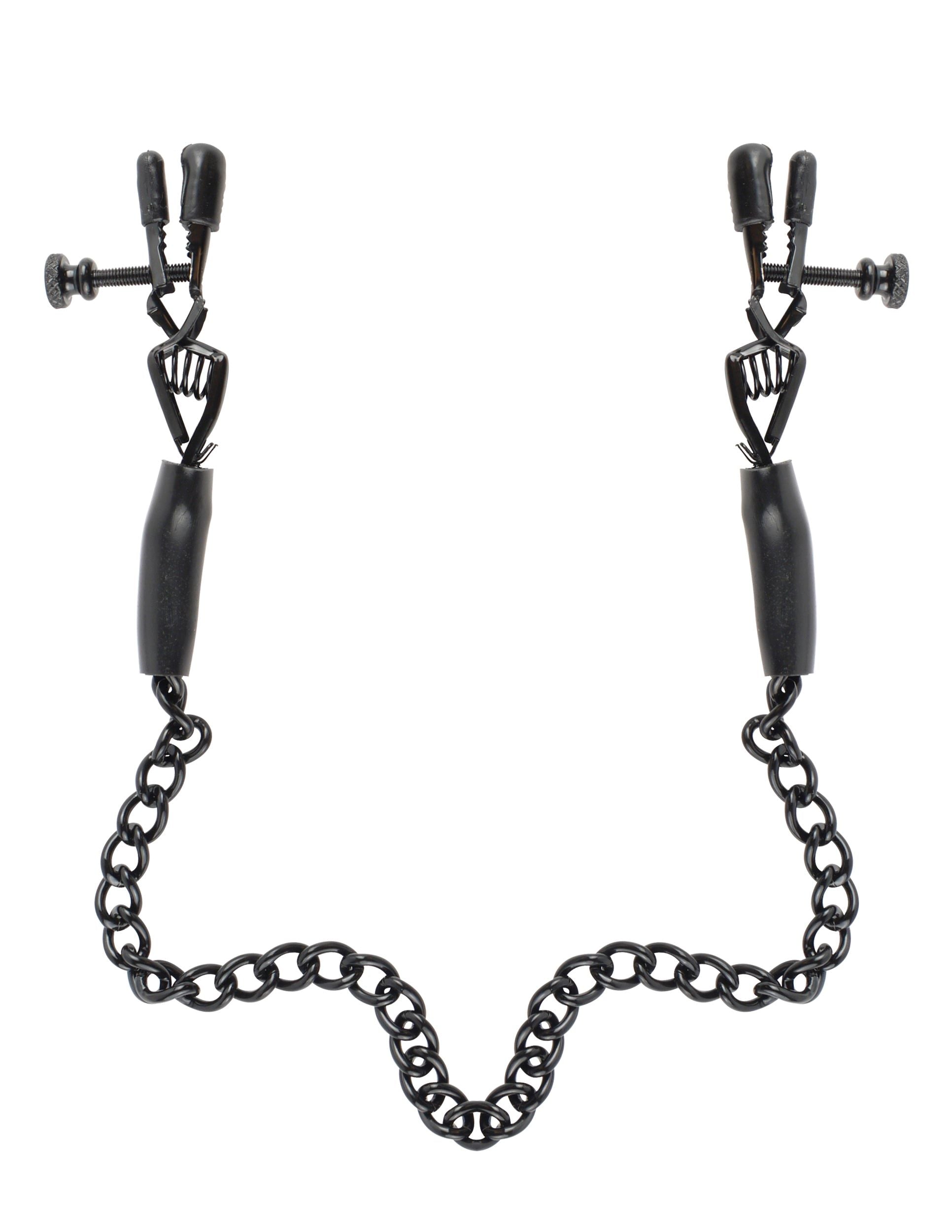 Fetish Fantasy Adjustable Nipple Chain Clamps