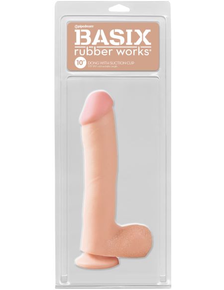 Basix Rubber Works 10in Dong W/suction Cup