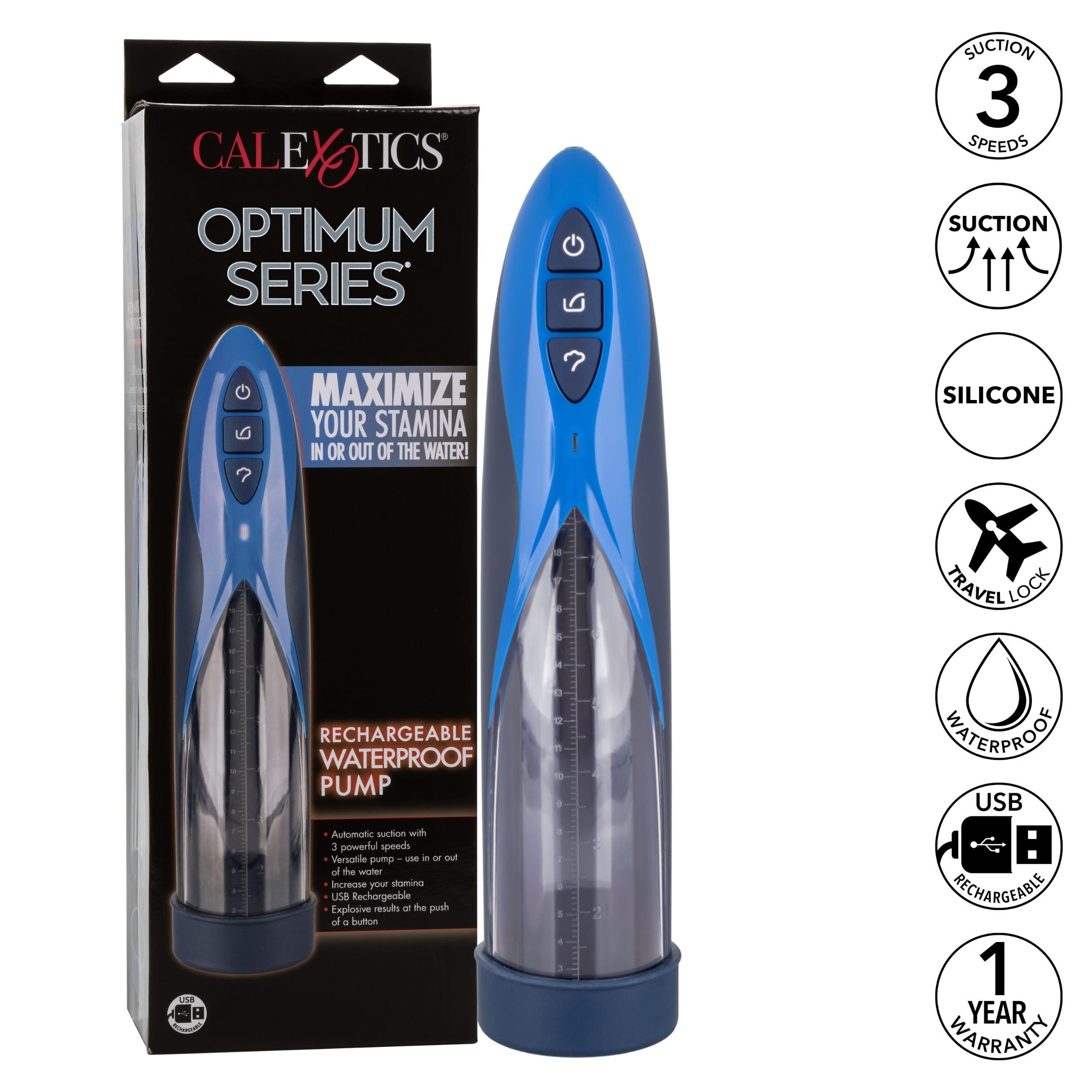 Optimum Series Waterproof Pump Rechargeable