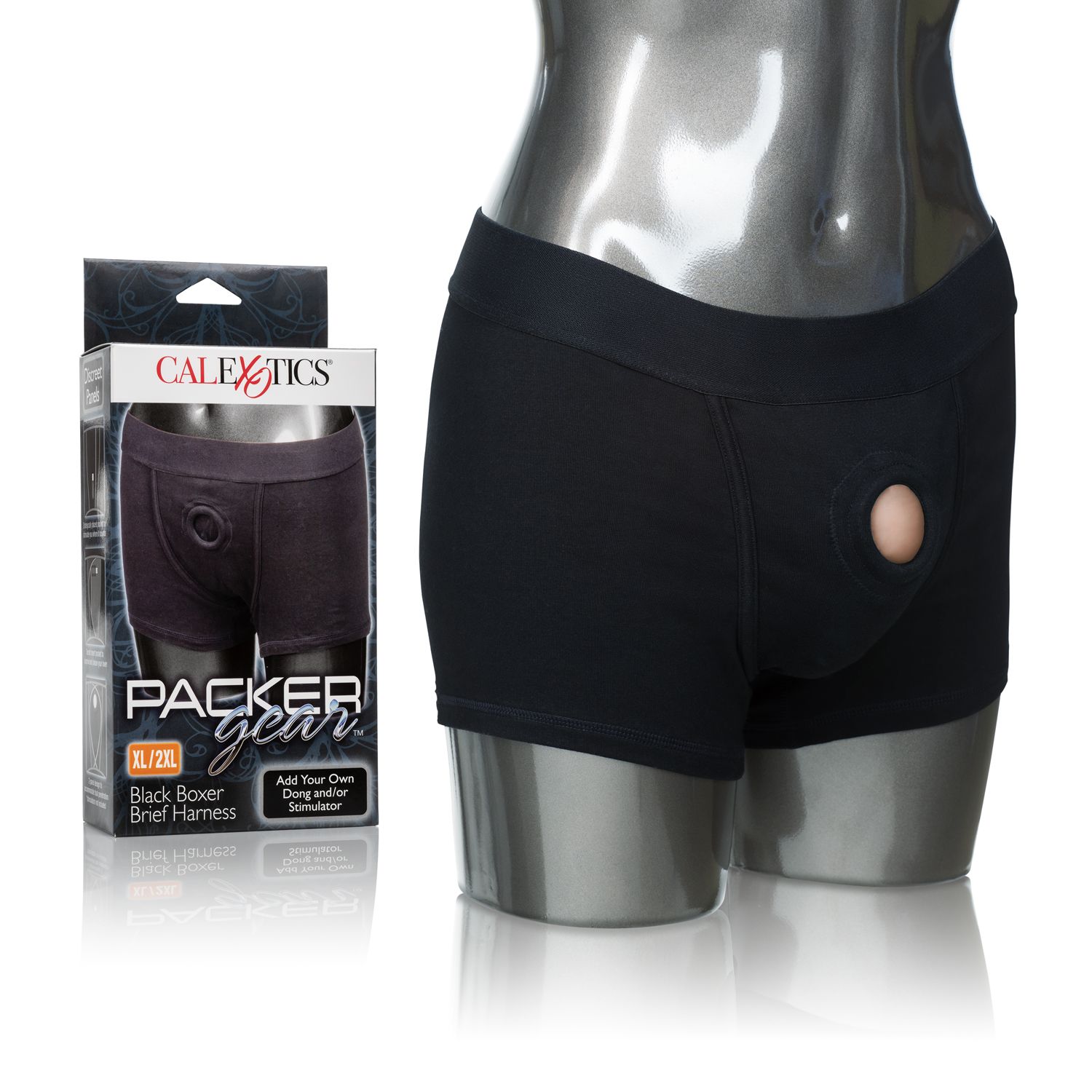 Packer Gear Black Boxer Brief Harness