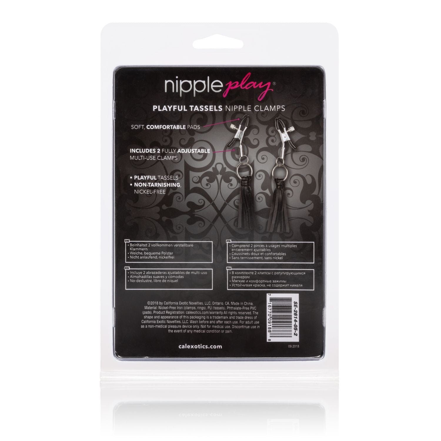 Nipple Play Playful Tassels Nipple Clamps