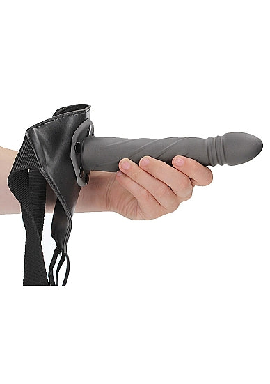 Ouch! Twisted Hollow Strap-on 8in
