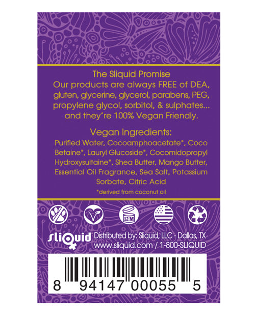 Sliquid Soak Bubble Bath Limoncello 8.5 Oz