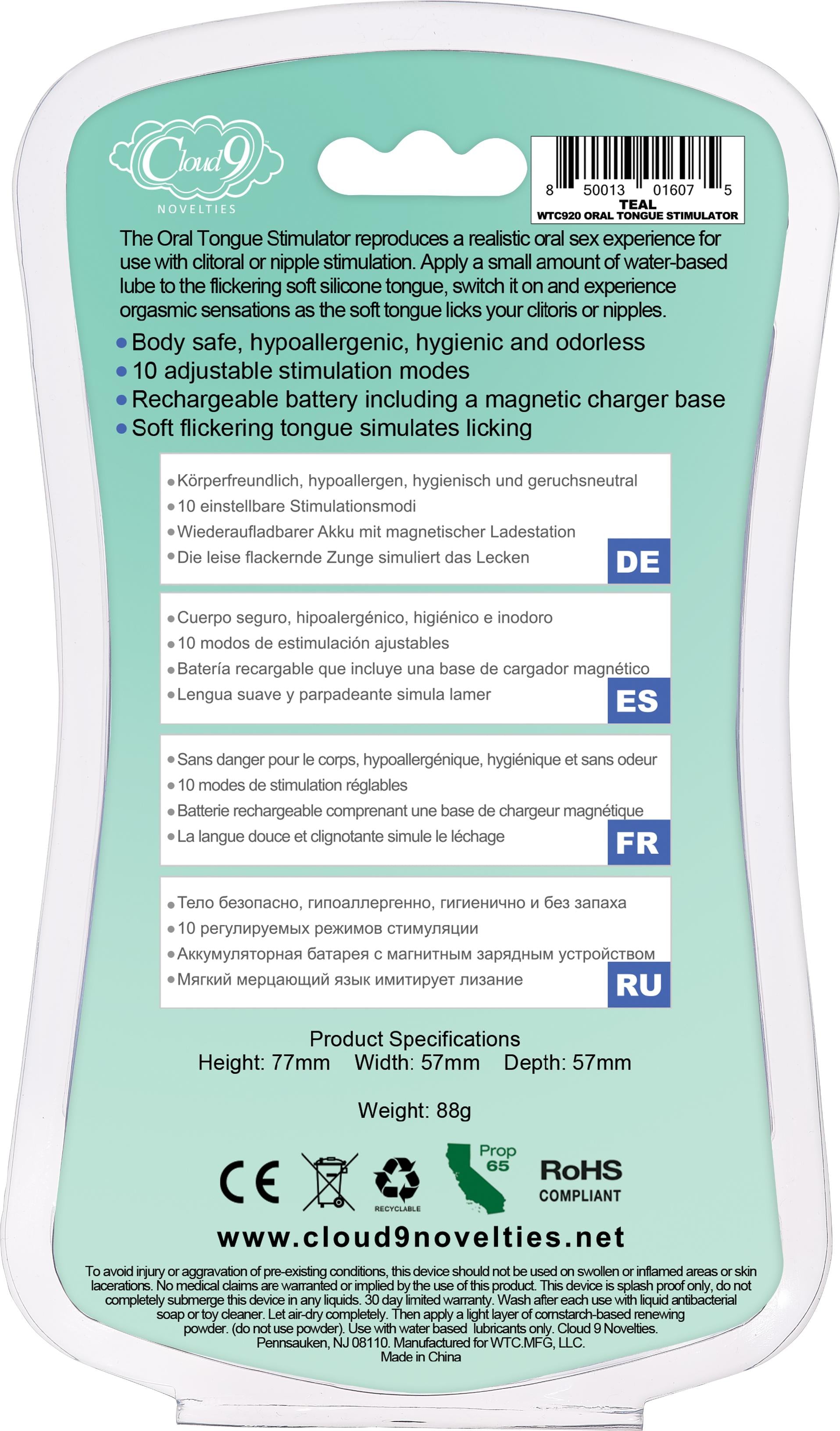 Cloud 9 Health & Wellness Flutter Oral Tongue Stimulator