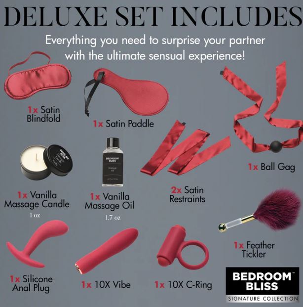 Bb Deluxe Bondage Massage Set